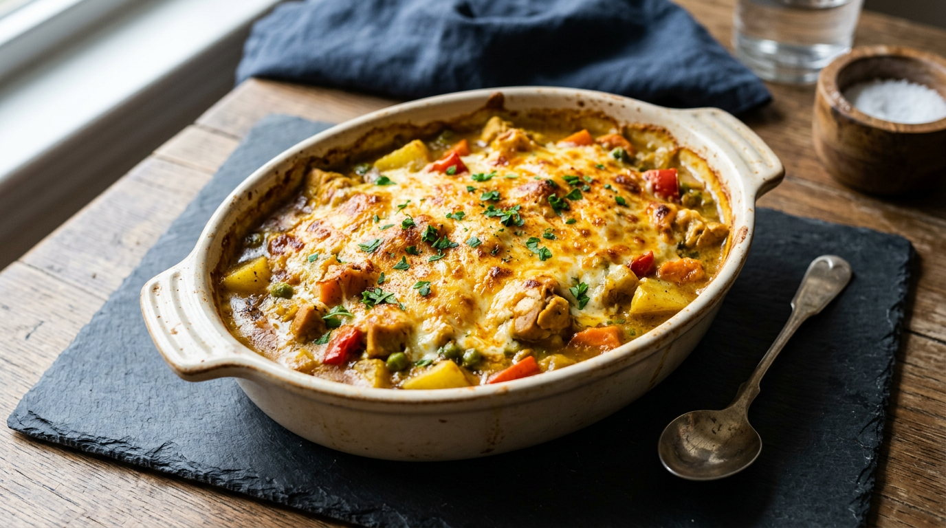 Chicken Curry Auflauf