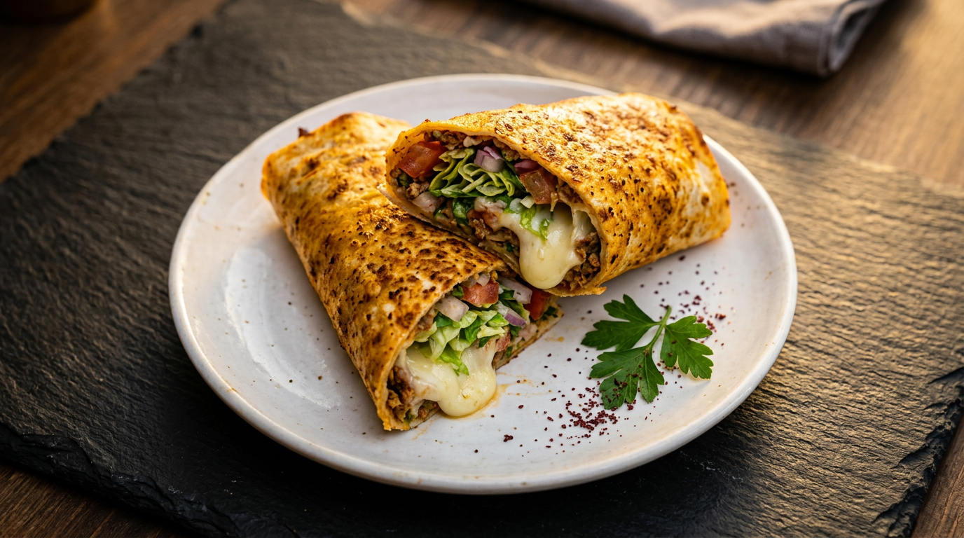 Lahmacun Gerollt
