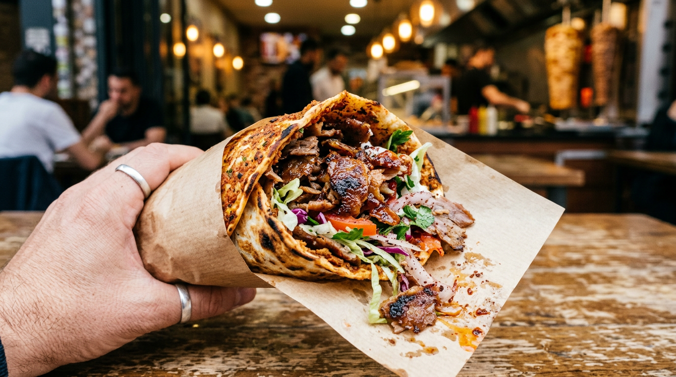 Lahmacun Gerollt