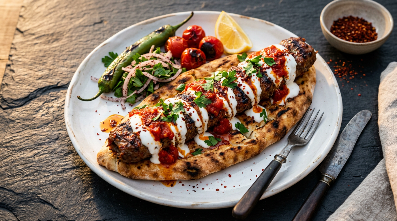 Yoğurtlu Adana Kebap