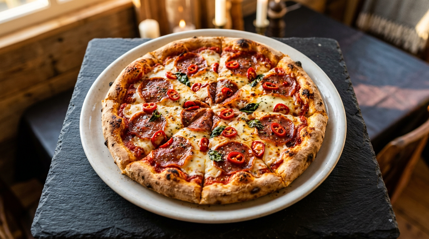 Pizza Diavolo (scharf)