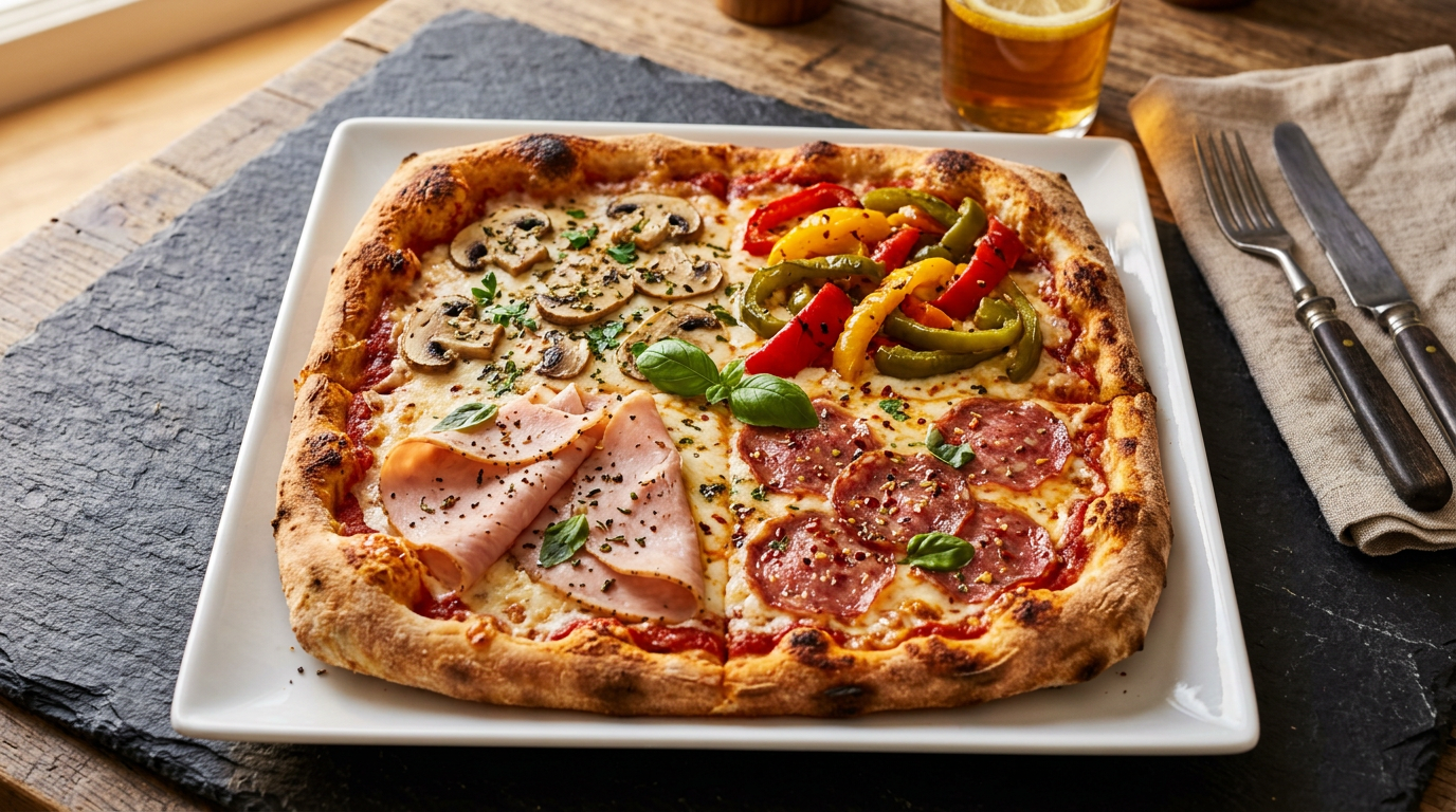 Pizza 4 Jahreszeiten