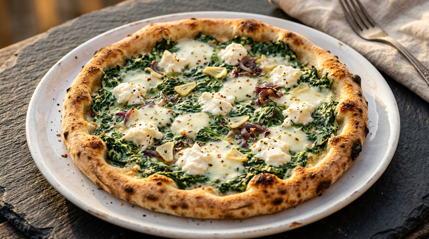 Pizza Spinat